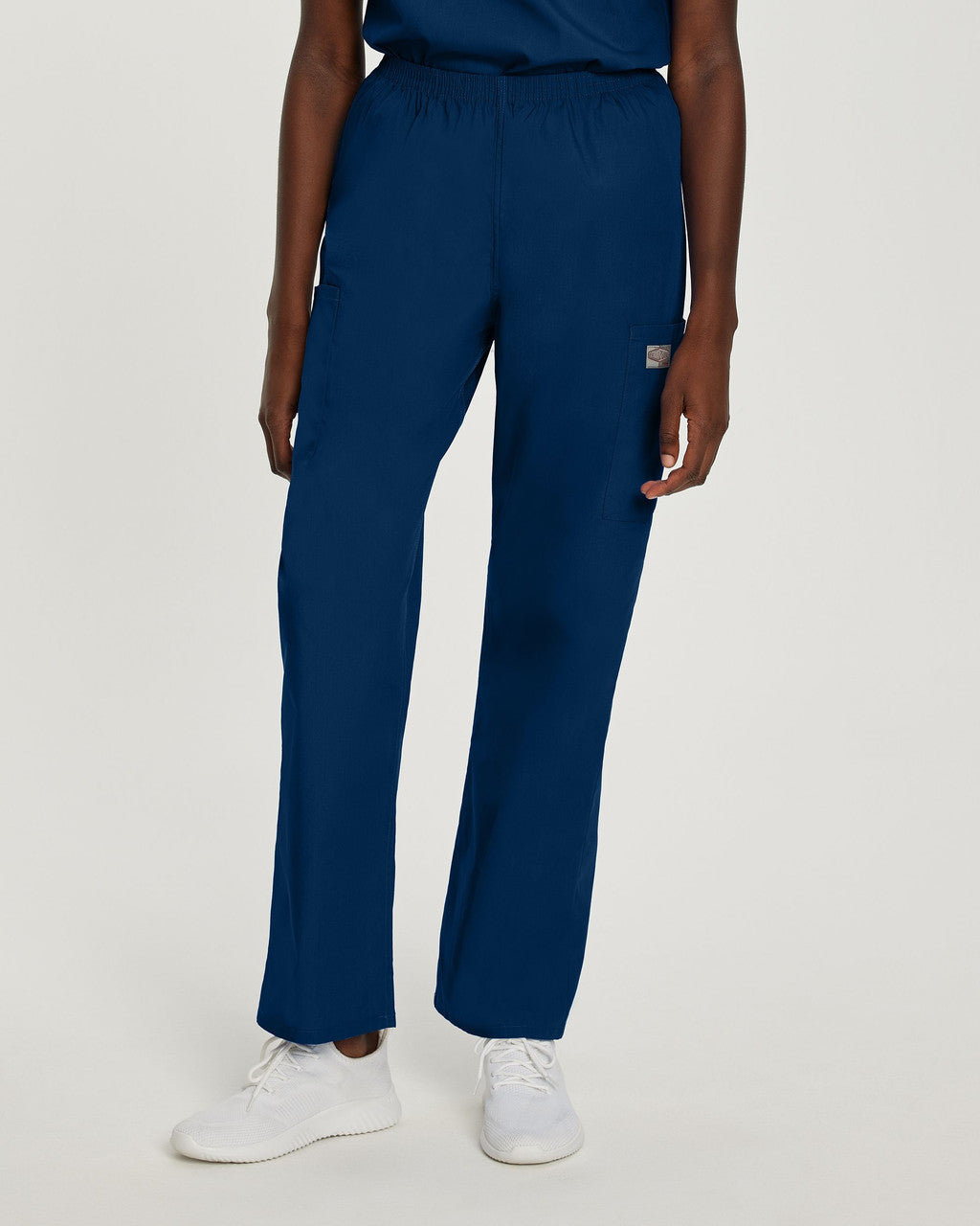 ScrubZone by Landau Women's Elastic Waist Cargo Scrub Pant