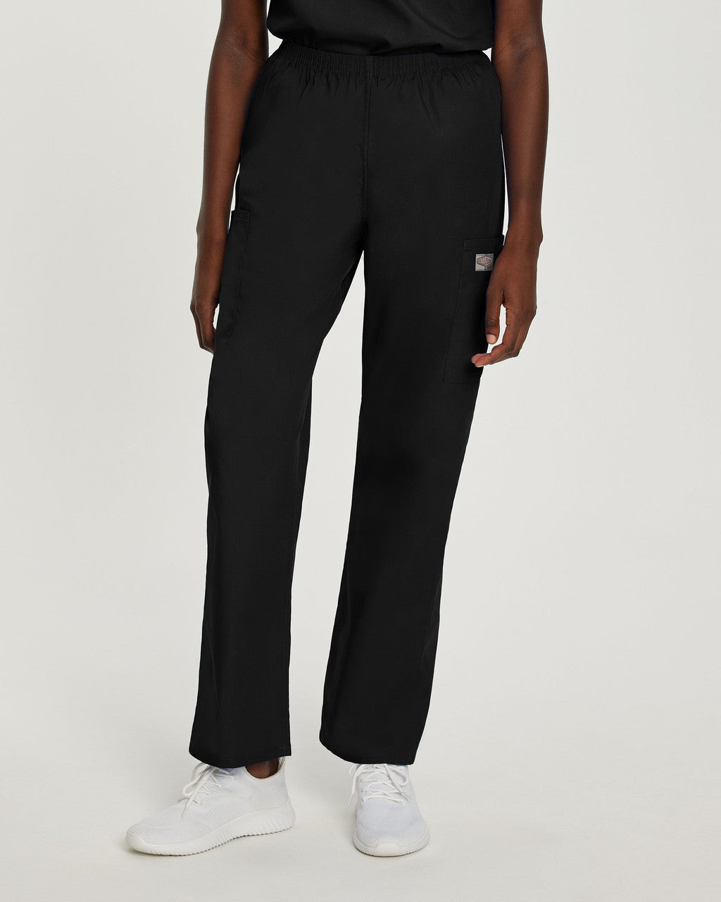 ScrubZone by Landau Women's Elastic Waist Cargo Scrub Pant