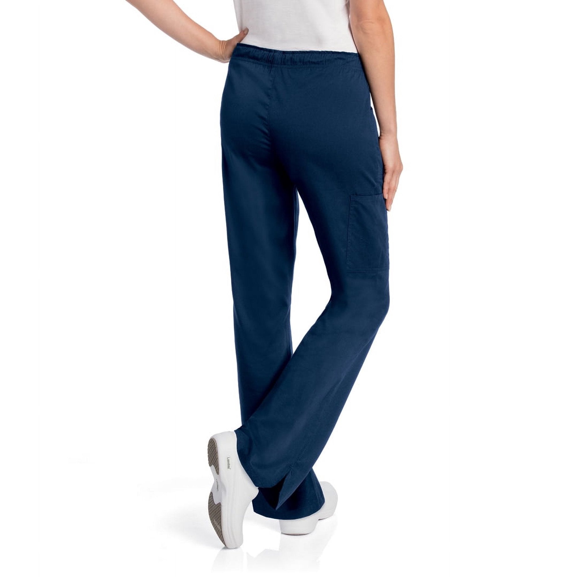 Landau All Day Women's Three Pocket Full Elastic Waist Cargo Scrub Pant