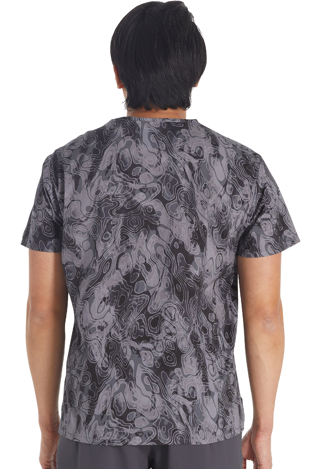Dickies Tonal Topography Men's V-Neck Top - DISCONTINED ITEM - ALL SALES FINAL