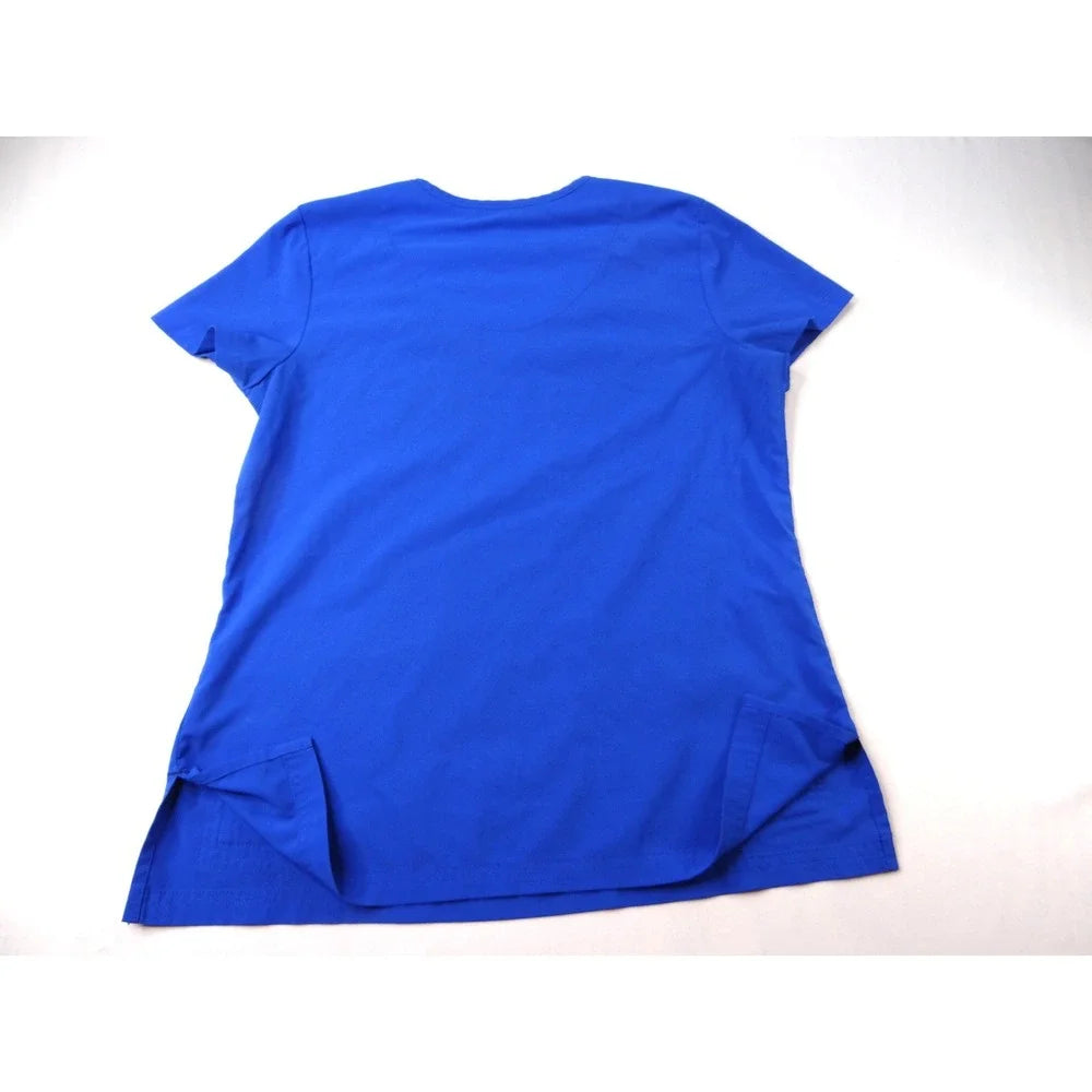 Koi Basics Royal Blue V Neck Scrub Top