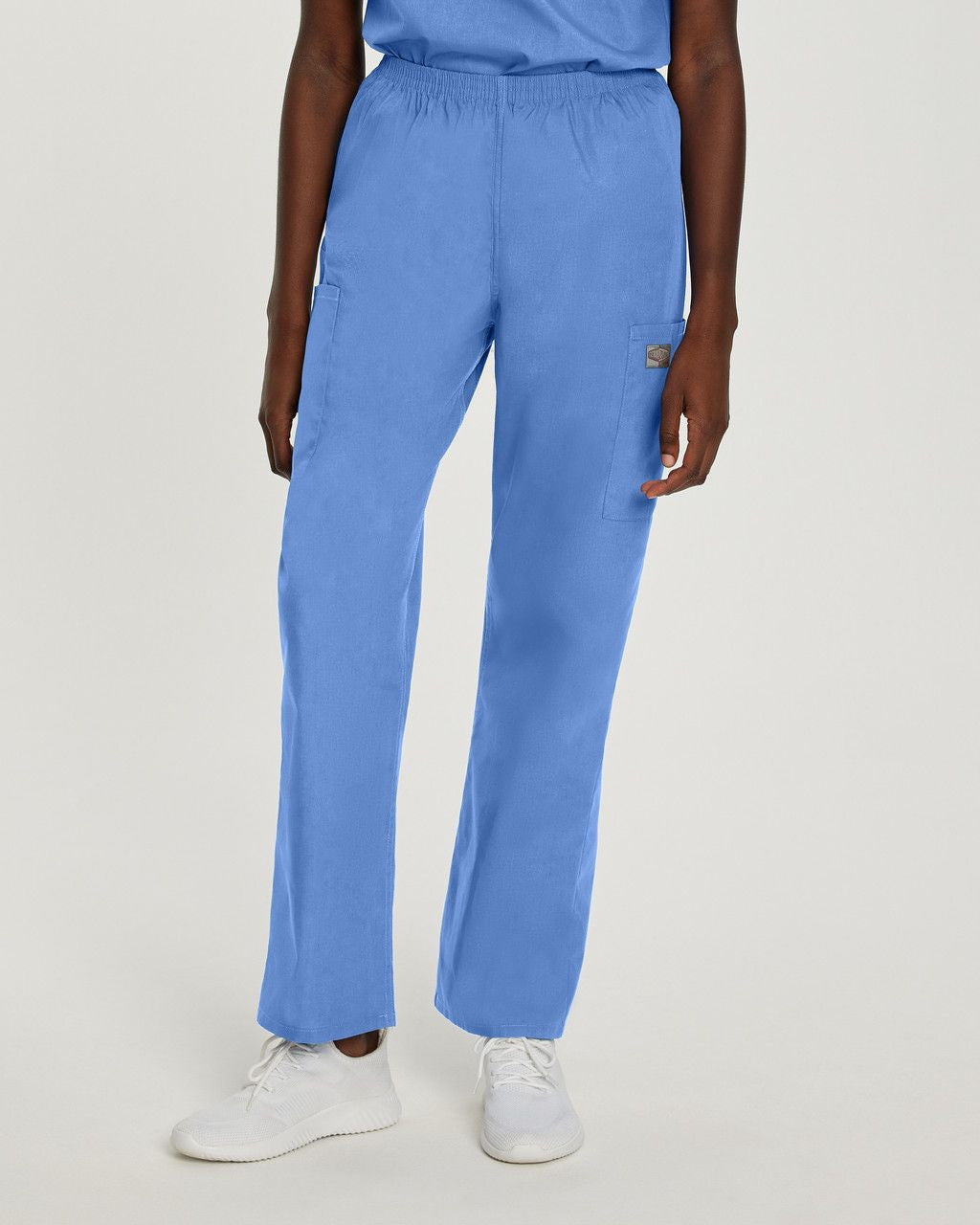 ScrubZone by Landau Women's Elastic Waist Cargo Scrub Pant