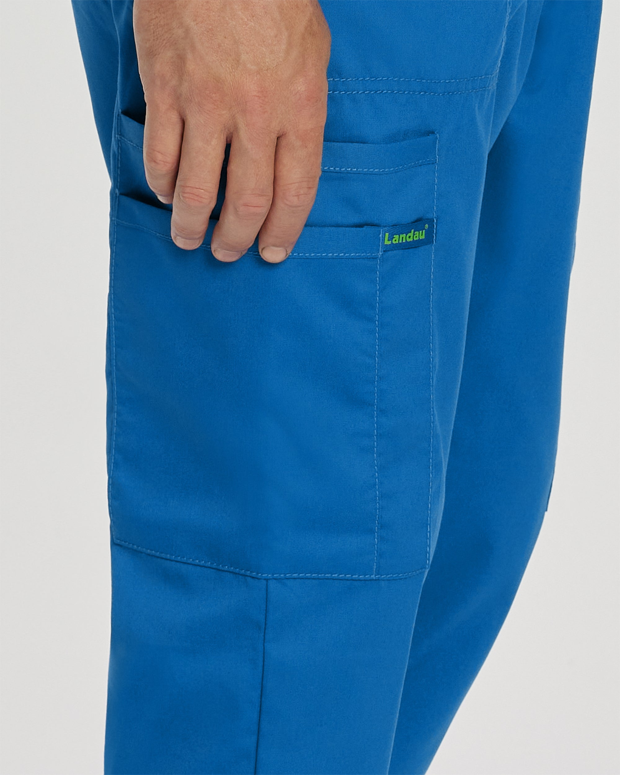 Landau ProFlex Men's 7 Pocket Wrinkle Resistant Jogger Scrub Pants
