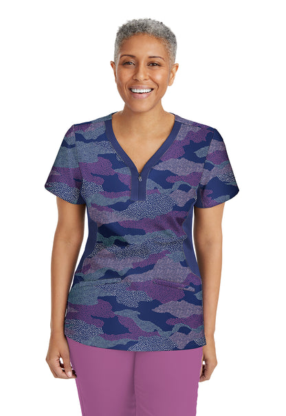 Healing Hands Purple Label Women's Jessi Top -Three Pocket Y-Neck Scrub Tops
