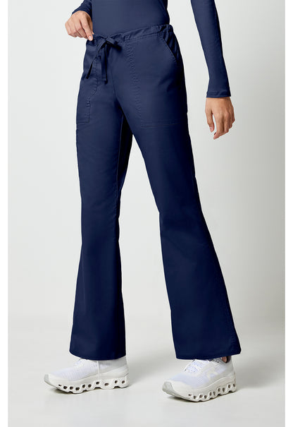 Cherokee WW Core Stretch Mid Rise Drawstring Cargo Pant - Navy