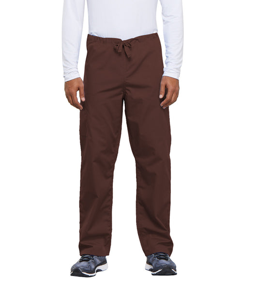 Cherokee WW Unisex Drawstring Cargo Pant - Chocolate