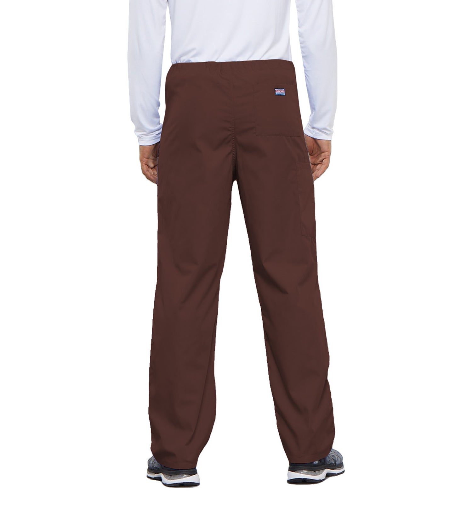 Cherokee WW Unisex Drawstring Cargo Pant - Chocolate