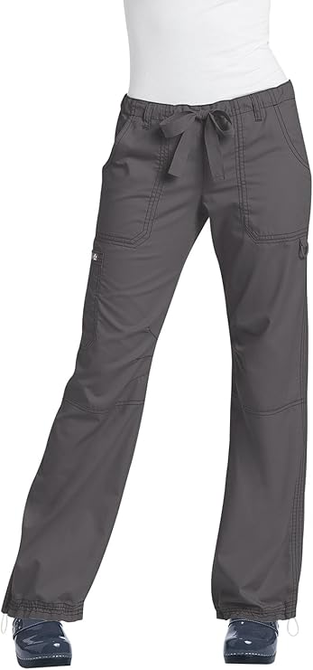 Koi Classics Lindsey 7-Pocket Twill Bootcut Cargo Pants