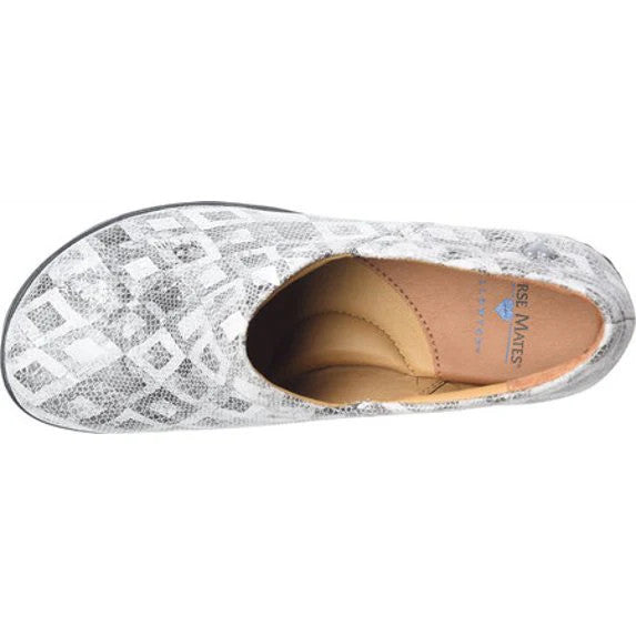 NurseMates Bryar Grey Diamond Slip Resistant Clog