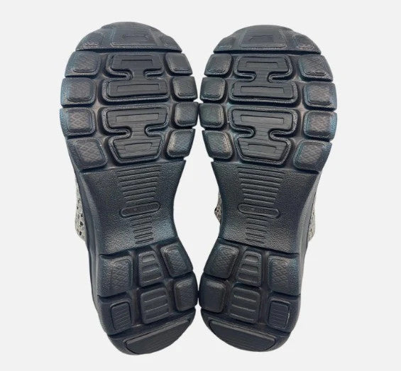 NurseMates - Libby Grey Mosaic Slip-Resistant Clog
