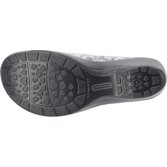 NurseMates Bryar Grey Diamond Slip Resistant Clog