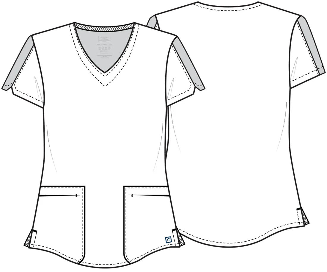 Cherokee Atmos V-Neck Tops