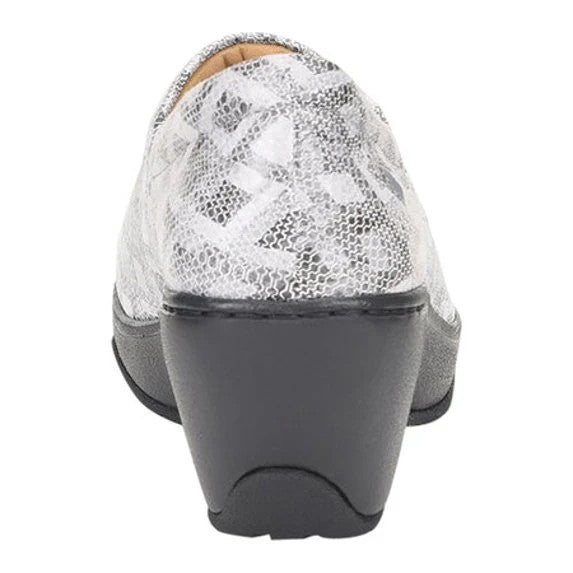 NurseMates Bryar Grey Diamond Slip Resistant Clog