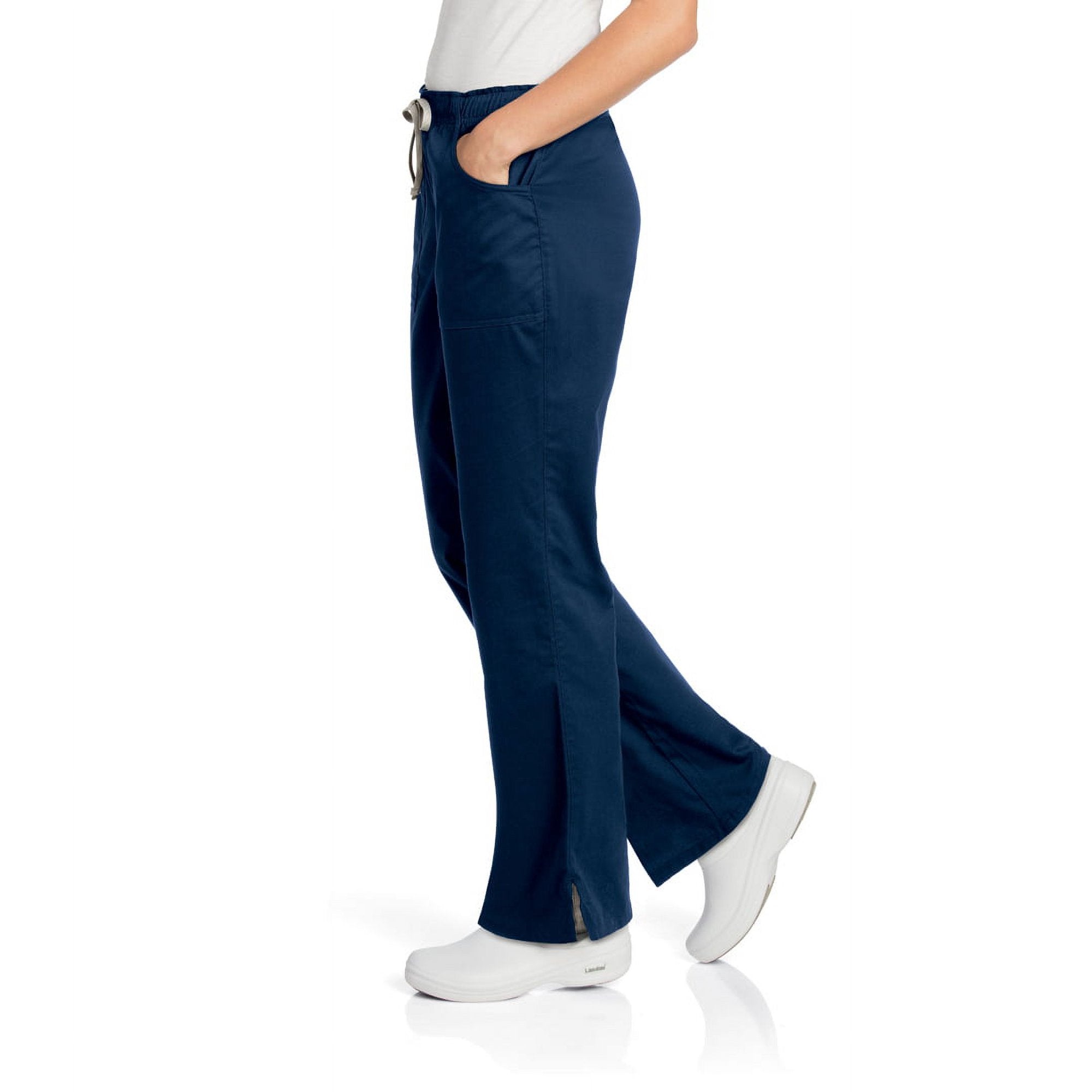 Landau All Day Women's Three Pocket Full Elastic Waist Cargo Scrub Pant