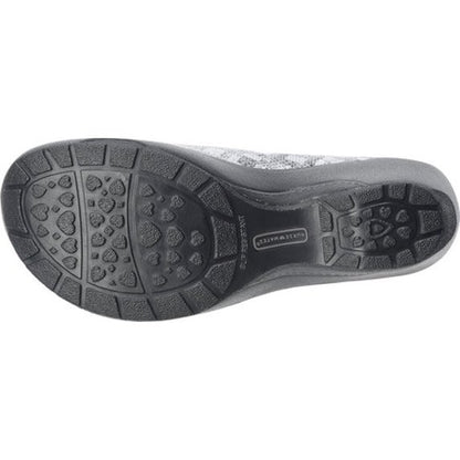 NurseMates Bryar Grey Diamond Slip Resistant Clog