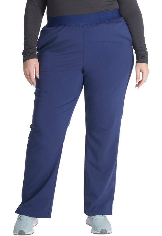 Cherokee Atmos Mid Rise Pull-on Straight Leg Pants