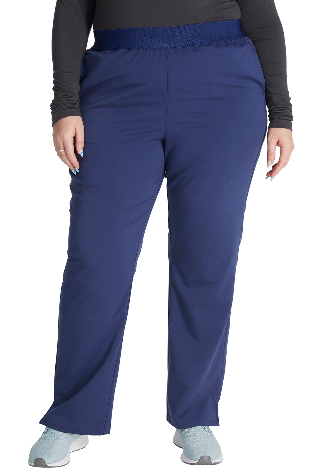Cherokee Atmos Mid Rise Pull-on Straight Leg Pants