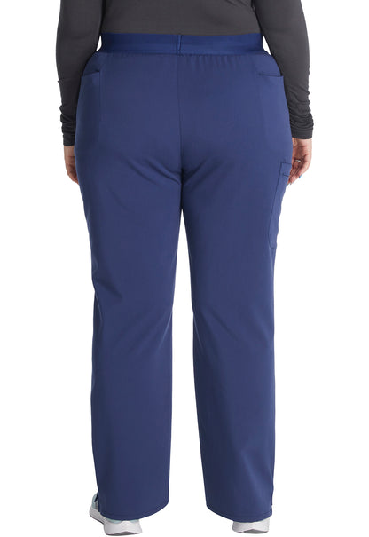 Cherokee Atmos Mid Rise Pull-on Straight Leg Pants