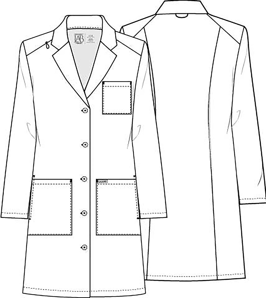 Healing Hands CK PROJECT LAB 37" Lab Coats
