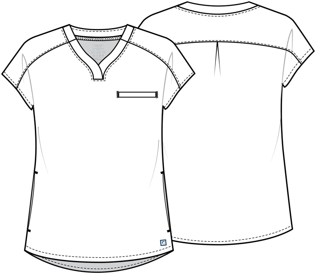 Cherokee Atmos V-Neck Tops