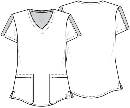 Cherokee Atmos V-Neck Tops