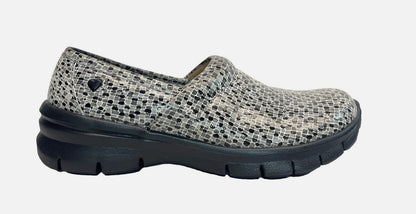 NurseMates - Libby Grey Mosaic Slip-Resistant Clog