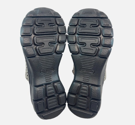 NurseMates - Libby Grey Mosaic Slip-Resistant Clog