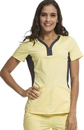 Healing Hands Purple Label Women's Jessi Top -Three Pocket Y-Neck Scrub Tops
