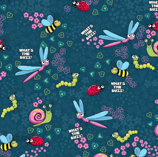 What's The Buzz Cherokee Print V Neck Scrub Top