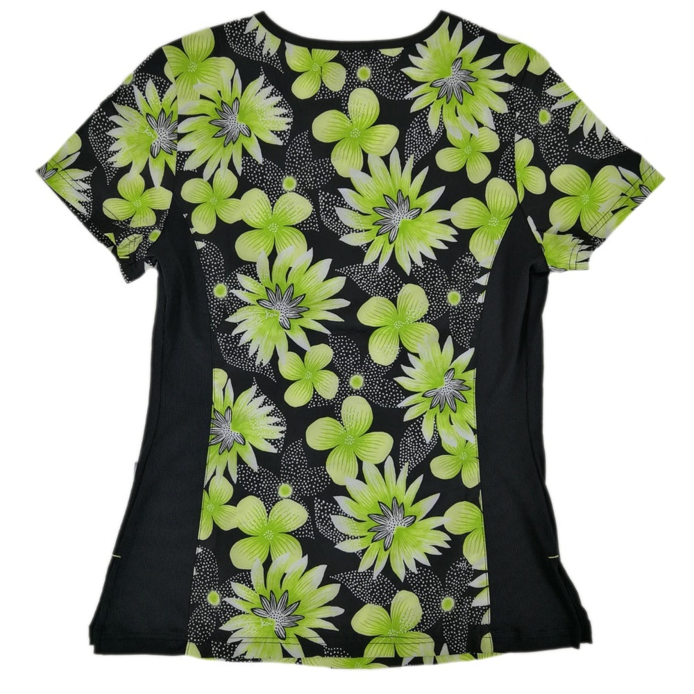 Koi Scrub Top Citrus Floral