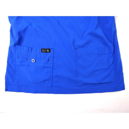 Koi Basics Royal Blue V Neck Scrub Top